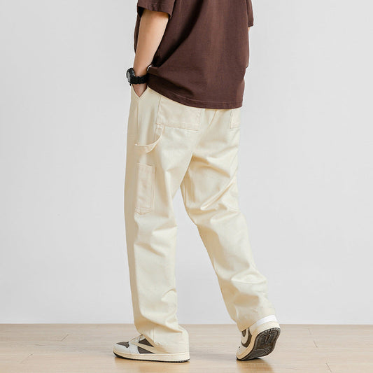 Men Cargo Pants Retro Classic Men's Spring New Casual Trousers