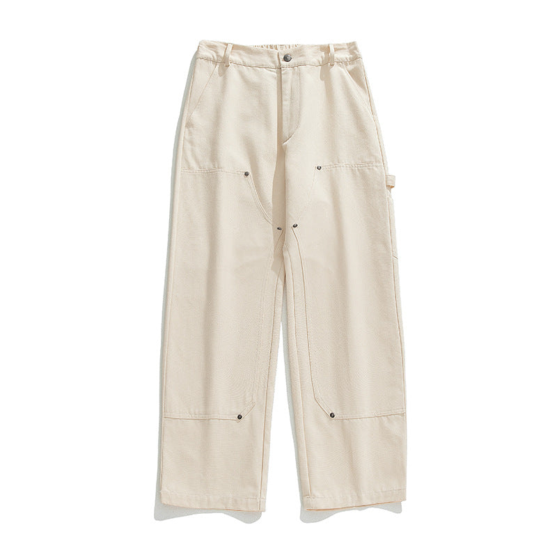 Men Cargo Pants Retro Classic Men's Spring New Casual Trousers