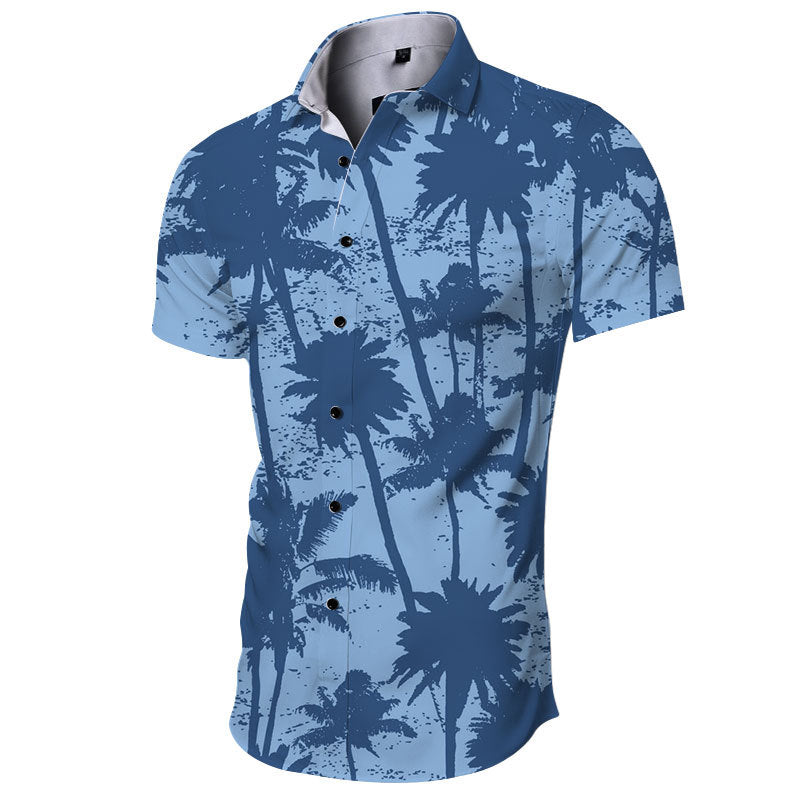 Men Beach Leisure T Shirts Summer Shirt Wide Men