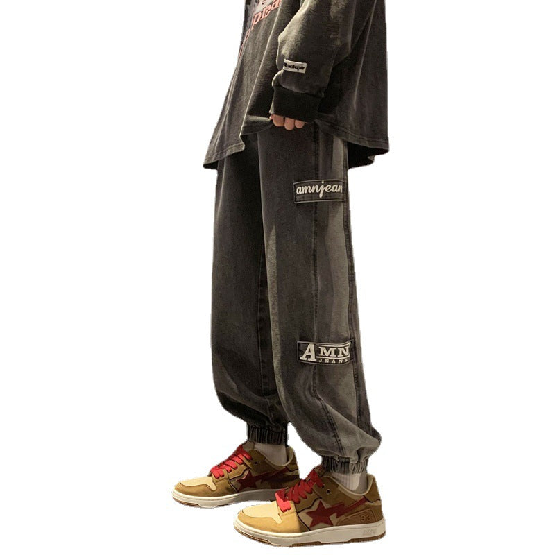 Men Cargo Pants Retro Classic Loose Oversized Casual Pants