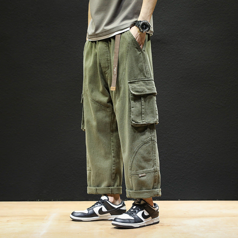 Men Cargo Pants Retro Classic Men Trendy Brand Pants Men's Autumn Loose Casual Pants