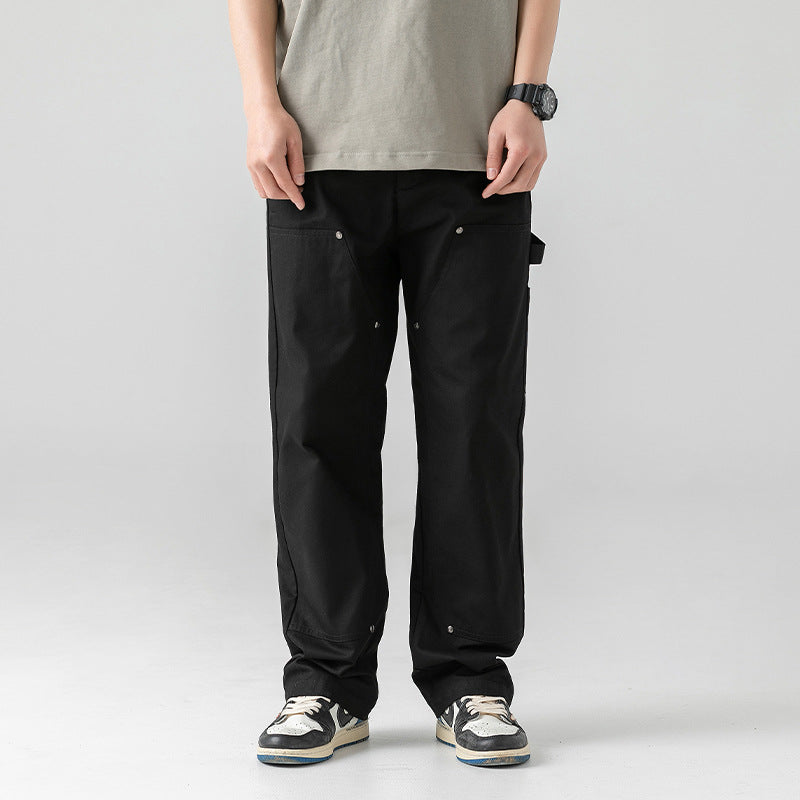 Men Cargo Pants Retro Classic Men's Spring New Casual Trousers