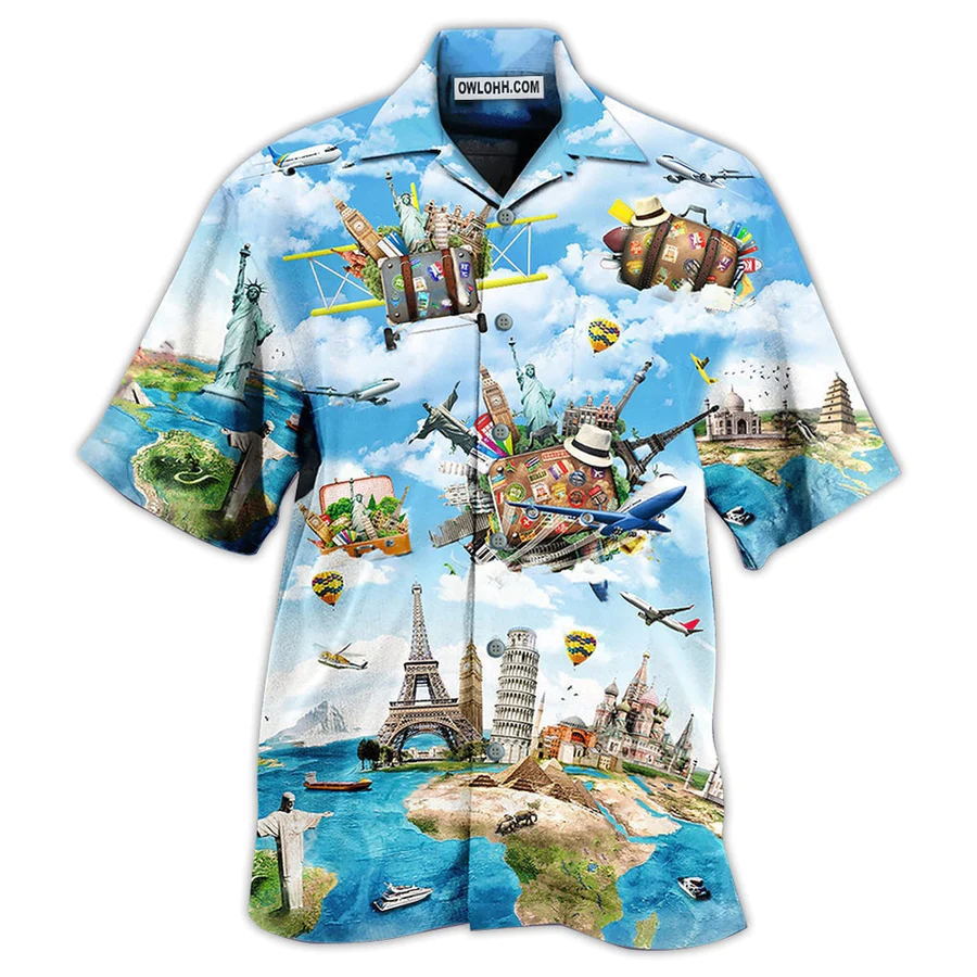 Men Beach Leisure T Shirts Men's Fashion Short Sleeve Shirt